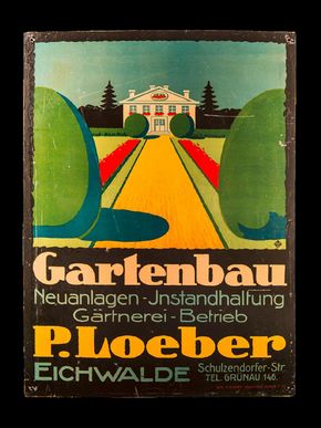 Gartenbau / P. Loeber, Eichwalde um 1920