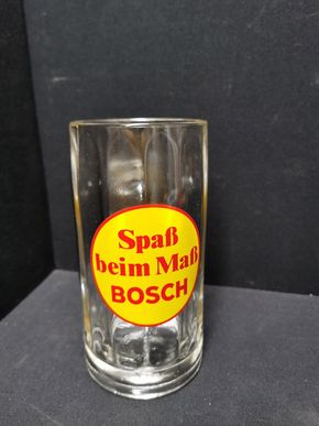 Bosch Bierkrug (Glas) - Spaß beim Maß (1970/1980)