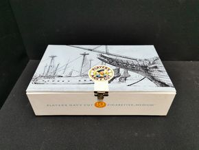 Players Navy Cut - Große Zigarettenkiste der 50er/60er Jahre