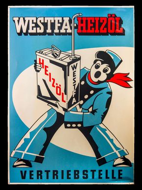WESTFA-HEIZÖL - Vertriebstelle um 1955