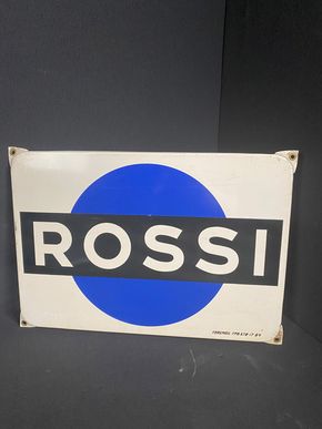 Rossi Blechschild 41,5 x 30 cm Frankreich 1964