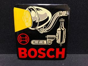 Bosch - Radlich Blechschild mit Befestigungsdornen (50er Jahre) A169