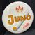 Juno bitte! Emaillierter Deckel aus dem Jahr 1959 (55 cm Durchmesser)