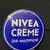 Nivea Creme - zur Hautpflege - Emailschild rund -  30 cm - D um 1950