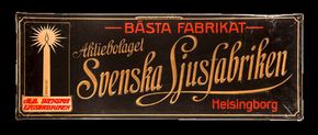 Schwedische Kerzenfabrik um 1910