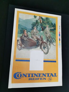 Continental Reifen Kalenderplakat (Um 1930) Motiv 2