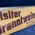 Ostdeutsche Hefewerke Tilsit - Tilsiter Branntweinhefte (Blechschild um 1950) BCM