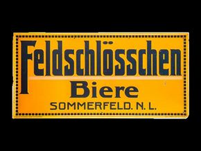 Feldschösschen Biere Sommerfeld Lubsko (Brandenburg. PL) um 1915