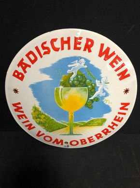 Badischer Wein vom Oberrhein (Top-Rarität) - 50er Jahre