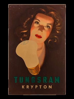 Tungsram Krypton – Glühbirnen um 1930/1950