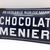 Man verlange nur die Marke Chocolat Menier Emailleschild im Kleinformat 42 x 24 cm