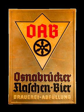 OAG – Osnabrücker Flaschen-Bier. Um 1925