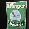 Adler Brauerei Balingen - Adler-Bräu (20er Jahre Emailleschild in fantastischer Erhaltung