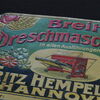 Fritz Hempel & Co. Hannover - Dreschmaschinen (Blechschild um 1905)