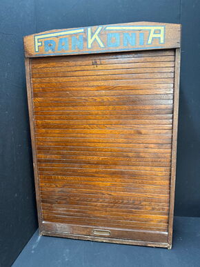  Frankonia Waffeln - Holzwandschrank um 1950 (selten)