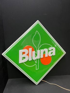 Bluna Werbeleuchte in herrlicher Erhaltung (70er/80er Jahre)