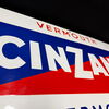 Cinzano Vermouth (Abgekantetes Emailleschild in fantastischer Erhaltung)