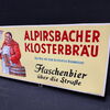 Alpirsbacher Klosterbräu (Emailleschild um 1950)