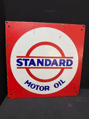 Standard Motor Oil (Flaches Emailleschild)