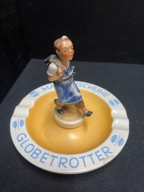 Globetrotter Markenschuhe Keramikaschenbecher