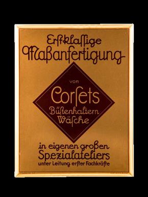 Erstklassige Maßanfertigung von Corsets, Büstenhaltern & Wäsche um 1925