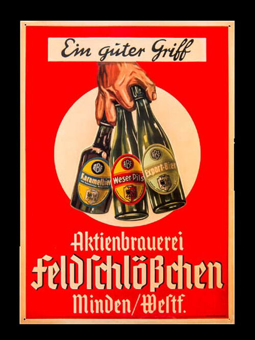 Feldschlößchen Aktienbrauerei um 1950