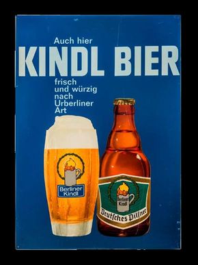Berliner Kindl Brauerei - Frisch und würzig nach urberliner Art (Um 1960)
