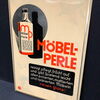 Möbel Perle Möbelpolitur - Blechschild mit Sem-Glas Überzug (A95)