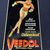 Veedol Pinup Motoren Oel Blechschild  25 x 14 cm um 1945/50