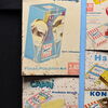 Langnese Eis - Konvolut aus 10 Blechschildern vom Kiosk -  85 x 33 cm D um 1960