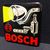 Bosch - Radlich Blechschild mit Befestigungsdornen (50er Jahre) A169