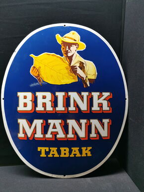 Brinkmann Tabak Bremen Emailschild (Um 1950)
