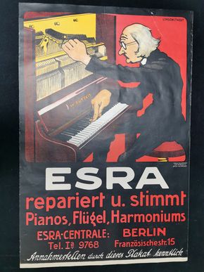 Esra - Service für Pianos, Flügel und Harmoniums (Berlin / 1920)