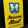 Brauerei Hauff Dinkelsbühl (50er Jahre Emailleschild)