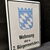 Wohnug des 2. Bürgermeisters - Emailleschild um 1955