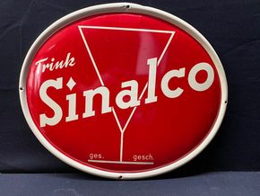 Sinalco Blechschild aus der Zeit um 1958