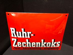 Ruhr-Zechenkoks - Fest - Heizkräftig - Ergiebig (gewölbt) ca. 24,5 x 32,5 cm