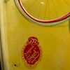 Velo Tripol - farbenfrohes altes Blechschild zum Thema Fahrrad um 1930