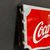 Coca Cola Fahnenschild aus der Zeit vor 1945 (beidseitig emailliert)