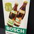 Bosch Flaschenbier Verkauf (Abgekantetes Emailleschild aus dem Jahr 1970)