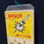 Bosch Thermo Elastik / Batterie / Zündkerze - Werbethermometer 51 x 11 cm - D um 1960