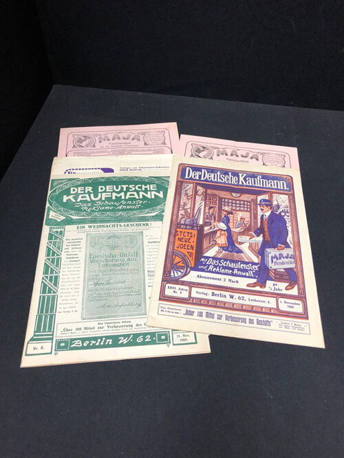 Deutscher Kaufmann - Zwei Novemberhefte des Jahre 1909 im Paket