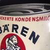 Bären Marke Allgäuer Alpen-Milch XXL Blechschild / Emailschild 