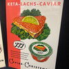 Deutscher Caviar Christensen - 2 Blechschilder im Set um 1960