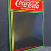 Coca Cola Blechschild mit Tafelbereich (Frühe 30er Jahre)