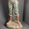 Werbefigur Junge mit Hosenträgern  93 x 26 cm um 1930