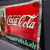 Trink Coca Cola immer Eiskalt - XL Blechschild Vorkrieg 78x58 cm - D um 1930