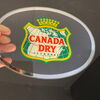 Canada Dry Getränke  22 x 15 cm Glasschild D um1950/60