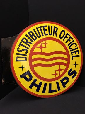 Philips - Distributeur Officiel Emailausleger (Um 1955)