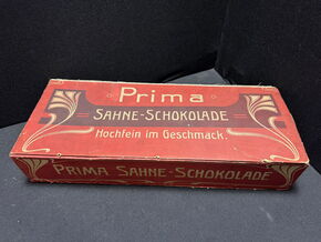 Prima Sahne-Schokolade Schokoladenkiste - Jugendstil Pur 18 x 45 x 9 cm - D um 1910